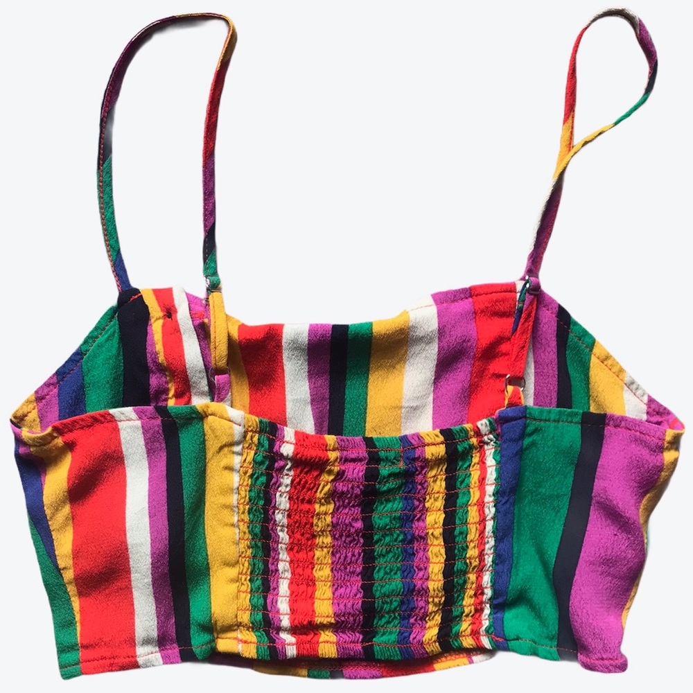 Women’s Forever 21 Multi Color Crop Top - Picture 3 of 3